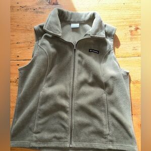 Columbia fleece vest green xl women’s